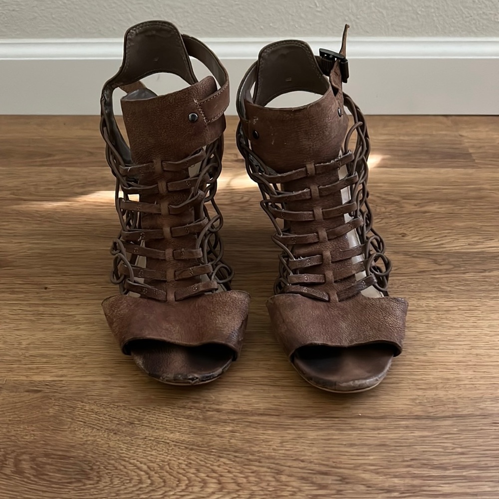 Vince Camuto Gladiator-esque heels